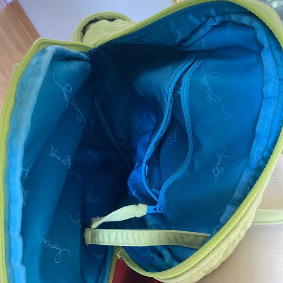 Vera Bradley Backpack Green Quilted - Picture 8 of 11